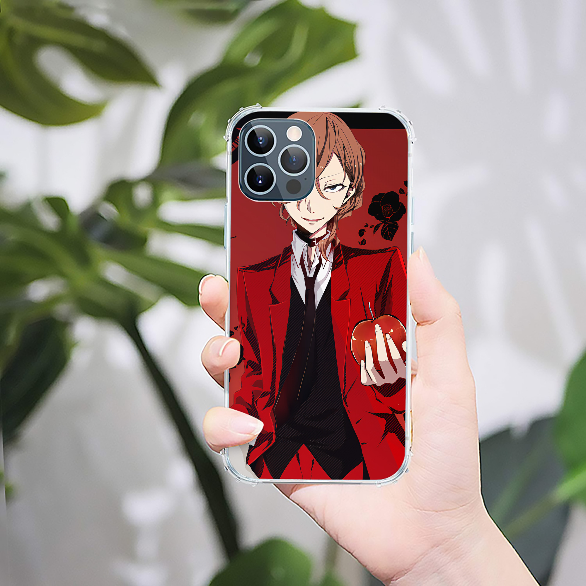 （画像用） 文豪ストレイドッグス Bungo Stray Dogs 【iPhone 12シリーズ対応】透明スマホケース（クリアソフトケース）